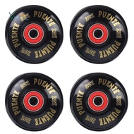 PUENTE 4Pcs/Set Cruiser Skateboard Wheels PU Wheels Long Board Cruiser Wheels with ABEC-9 Bearings