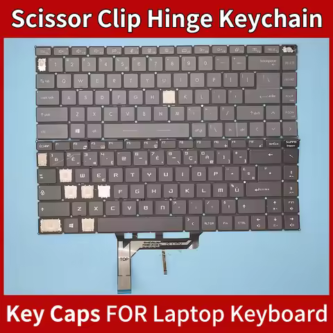 Replacement Keycap Key Cap Scissor Clip Hinge For MSI Prestige 14 P14 Modern 14 15 GS66 GE66 GP66 P4