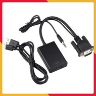 VGA to HDMI, PC and Laptop VGA port conversion cable converts to HDMI TV