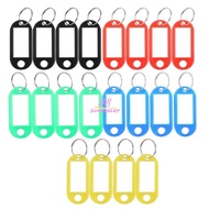 20 x plastic key tag identification label