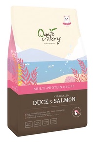 Ogato Story - Ogato Story 去骨鴨肉+水解三文魚配方 全貓糧 2kg(200g x 10) Exp.Date Oct/2026