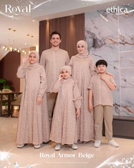 Sarimbit Ethica Royal Armor Beige/Sarimbit Ethica Terbaru 2026/ Baju Keluarga
