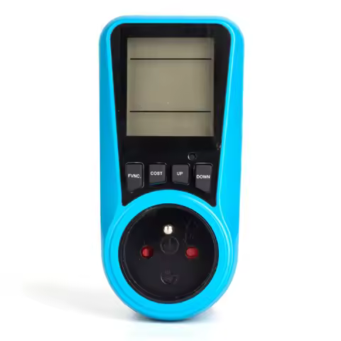 PMB05-FR Socket Digital Voltage Wattmeter Power Consumption Watt Energy Meter AC Electricity Analyze
