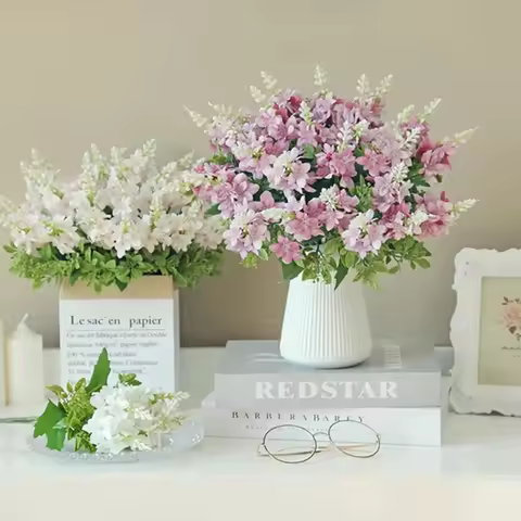 1/3pcs Silk Yucca Gloriosa Artificial Flower Wedding Home Vase Festival Decor Wreath Bride Bouquet T