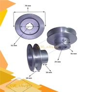 MESIN A1X3inch pulley, 20mm GX160, GX200 air compressor engine drive pulley