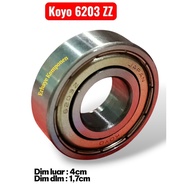 NEW Bearing KOYO 6203 ZZ /Koyo6203Z Iron Cover.