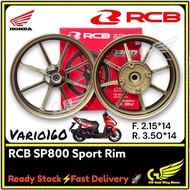 100% RCB SP800 800 HONDA VARIO 160 DISC SPROT RIM (F.215X14 R.350X14) SPORTRIM VARIO160 SP811 SP 811