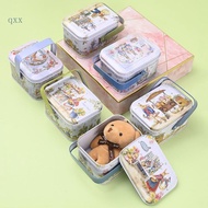 CH* Easter Bunny Mini Tinplate Box Sealed Jar Packing Jewelry Candy Empty Container