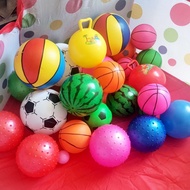 ลูกบอลของเล่นเป่าลมสำหรับเด็กอนุบาลลูกบอลตบเบาๆของเล่นจับลูกบอลแตงโมของเล่นลูกบอลครัวซองต์บาสเก็ตบอล