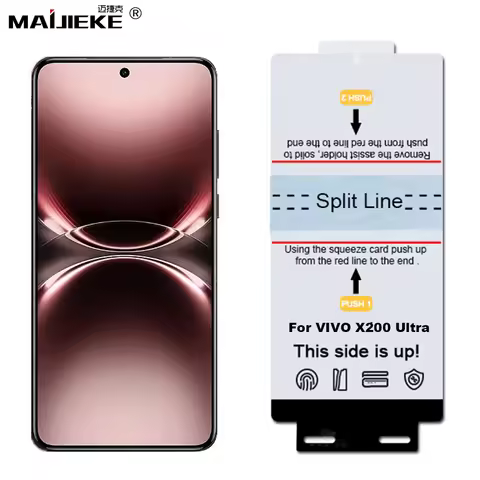 2Pcs HD Front Hydrogel Film For VIVO X200 Ultra X200s Self Healing Screen Protector 3D Silk Back Cam
