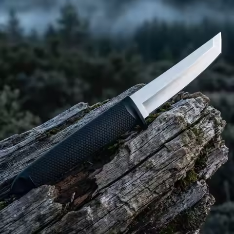20TL Straight Fixed Blade Camping Knife 8Cr13Mov Blade Nylon Fiber Handle Wilderness Bushcraft Fishi