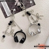 BOTTLEACCESS Music Headphone Bag Charms, Y2K Bag Decoration Headphone Charms, Cute Hanging Backpack 