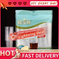 Disposable plastic cups for home use, transparent and thickened, high-temperature resistant aviation