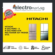 Hitachi K Series R-ZXC740KS-XTN (Nett 572L) Multi-door Fridge - Crystal Champagne