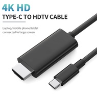 2M/6.6ft/78.74in USB C to HDMI Cable, HD Video Converter 4K30Hz USB3.1 Type C to HDMI1.4 Adapter for