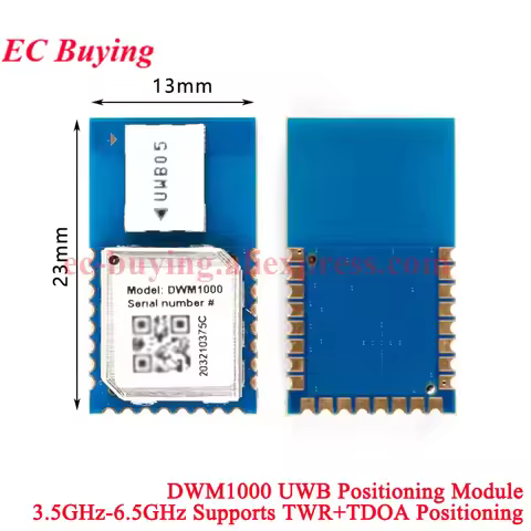 1-5Pcs DWM1000 Position Module DW1000 Ultra-wideband Indoor UWB Positioning Difference System Low Po