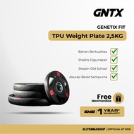 GENETIX FIT TPU Weight Plate 2.5KG (Pair) Weight Plate, Weight Plate, Fitness Weight Plate, Barbell 