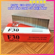 Máy Bắn Đinh Gỗ F30 Chạy Điện (2150W) - Bắn Khỏe Gọn Nhẹ Tiện Dụng - Hộp 5000 Đinh Gỗ F30 - Bảo Hành