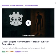 [Video Course] Godot Engine Horror Game – Make Your First Scary Game | Learn Godot Game Design