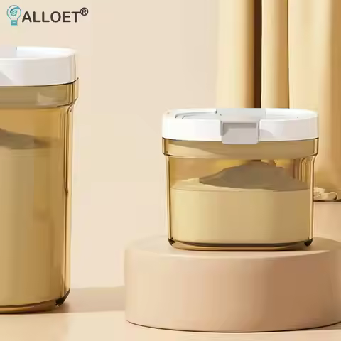 Food Storage Container with Scoop Formula Container Milk Powder Container Airtight Formula Dispenser