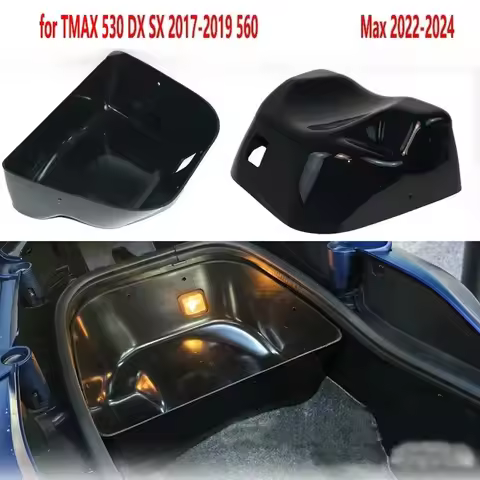 Motorbike Storage Box Accessories Stereo 3D Black Storage Bucket for TMAX 530 DX SX 2017-2019 560 20