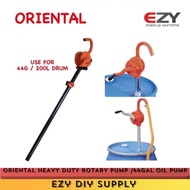 ORIENTAL HEAVY DUTY ROTARY DRUM PUMP / 44GAL OIL PUMP