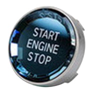 Car Interior Switch Cover Crystal One-Key Engine Start Stop Button Sticker Trim for BMW- 3/5 Series E70 E90 E60