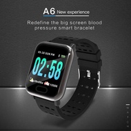 AT-🛫A6Smart Bracelet Blood Pressure Measurement1.3Inch Color Screen Fitness Watch Waterproof Heart Rate Monitor