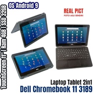 Laptop 2In1 Dell Chromebook 11 Android Layar Sentuh