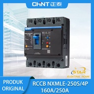 RCCB MCCB BREAKER CHINT NXMLE-250S 4P 160A 250A 35KA-Amartya