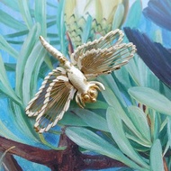 Vintage Jewelry 西洋古董飾品 MONET 噴絲 立體 蜻蜓 別針