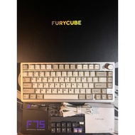 Furycube F75-S Full Aluminum Wireless Mechanical Keyboard