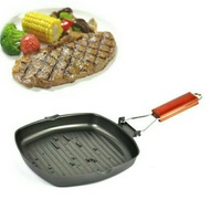 Square Grill Pan Teplon Non Stick / Frying Pan Mini Frying Pan