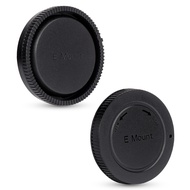 JJC E-Mount Body Cap & Rear Lens Cap Cover Kit for Sony A7 A7II A7III A7IV A7S II III A7R II III A7R