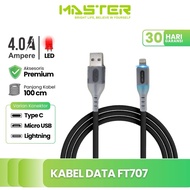 CABLE DATA CHARGER MASTER CABLE FAST CHARGING 4 AMPERE 4A