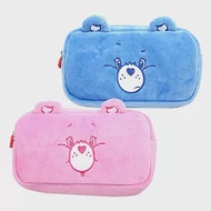 Care Bears 彩虹熊 長方形 筆袋 化妝包 旅行包 收納包 藍色
