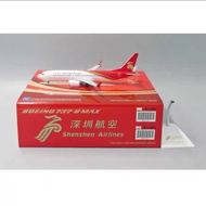 JC Wings XX2216 Shenzhen Airlines B737 MAX8 B-1160 1: 200 Model