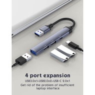 4 in 1 USB To USB2.0x2+USB3.0x1+USB-C2.0x1 Hub Adapter (DS-44C)