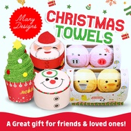 [Christmas Towel] Christmas Gift / Santa Claus / Christmas Tree / Snowman / Christmas / Gift