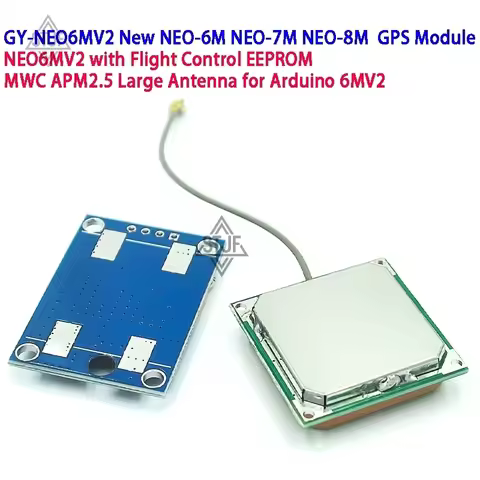 GY-NEO6MV2 New NEO-6M NEO-7M NEO-8M GPS Module NEO6MV2 with Flight Control EEPROM MWC APM2.5 Large A
