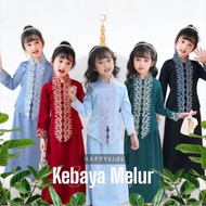 Baju Kurung Kebaya Sulam Anak Perempuan Sedondon Adik Kakak Budak Perempuan Peplum