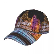 Cibeles Fountain Madrid, Espa a Fashion Curved Brim Baseball Cap Simple Casual Street Dance Hat All-