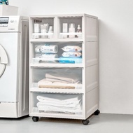 日本天馬 Fits 45面寬抽屜收納櫃附輪(3低抽)