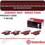 BREMBO GENUINE DISC BRAKE PAD (FRONT) FOR BMW 318d 318i 320d 320i 323i 325d 325i 330d 330i [E90, E91