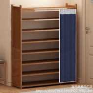 Large-Capacity Door Shelf Dormitory Household Shoe Cabinet Entrance Door Shelf Multi-Layer Storage