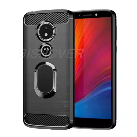 Motorola Moto G7 E5 Plus Brushed Carbon Fiber Silicone Shockproof Case For Moto Z2 Force Z3 Z4 Play 