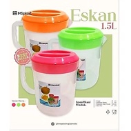 1.5 Liter Ice Cream 2.1 Liter Interplast/ 1.5 Liter Plastic Kettle Water Kettle - 1 pcs jug air plas