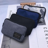 【ZNBY】Wallet Men's Zipper Short Wallet Casual Youth Mini Coin Purse Unisex Handbag