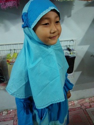 Gamis Anak / Busana Muslim Anak / Muslim Anak / Biru