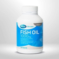 Fish oil 1000mg omaga3 (Mega) 100 เม็ด น้ำมันปลา สมอง การจดจำ ข้อเข่า